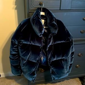 SAM. Winter Velvet Puffer Coat